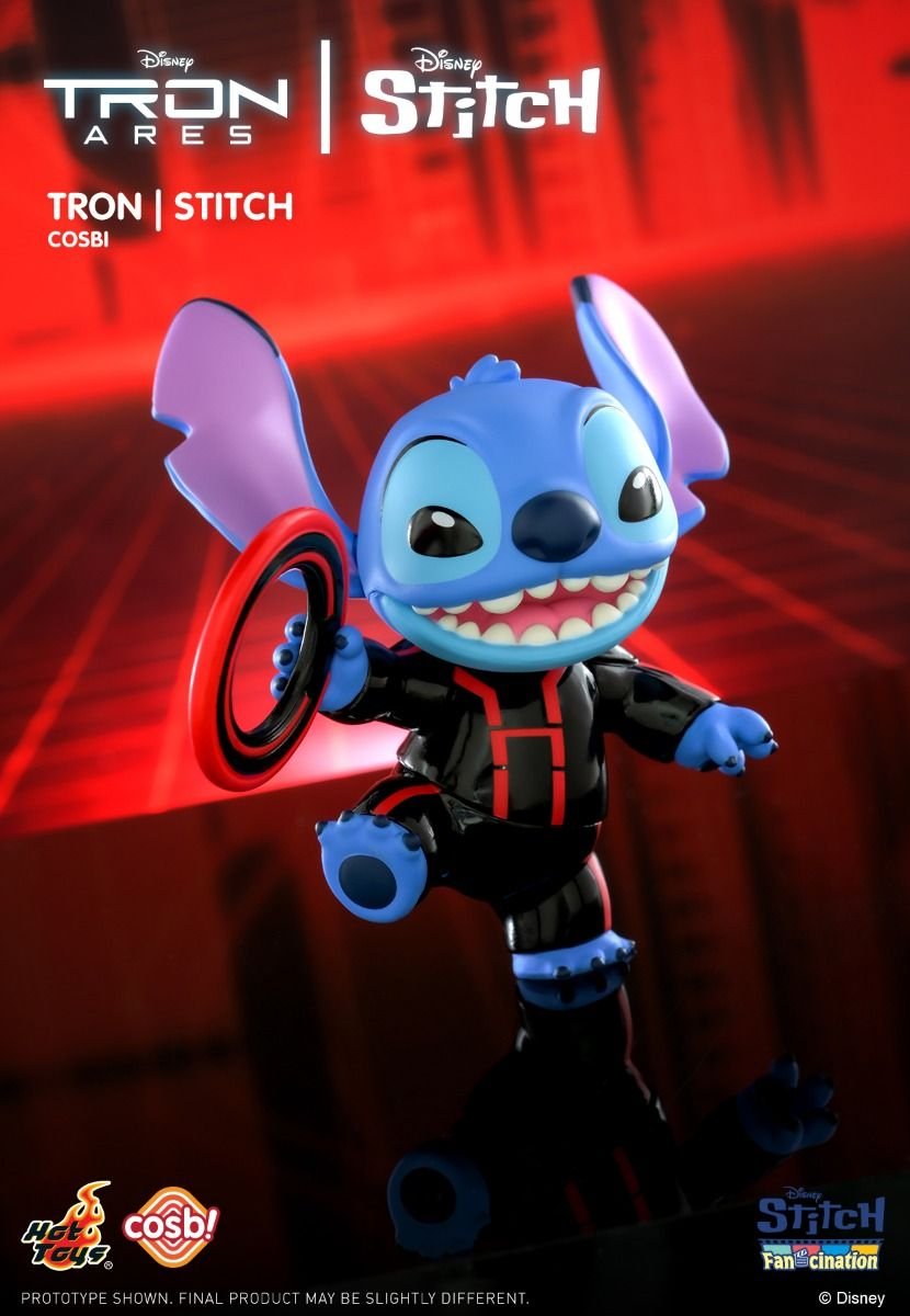 Hot Toys Disney Tron Stitch Cosbi Collection Full Set of 4 (8pcs Box Set)CBX327