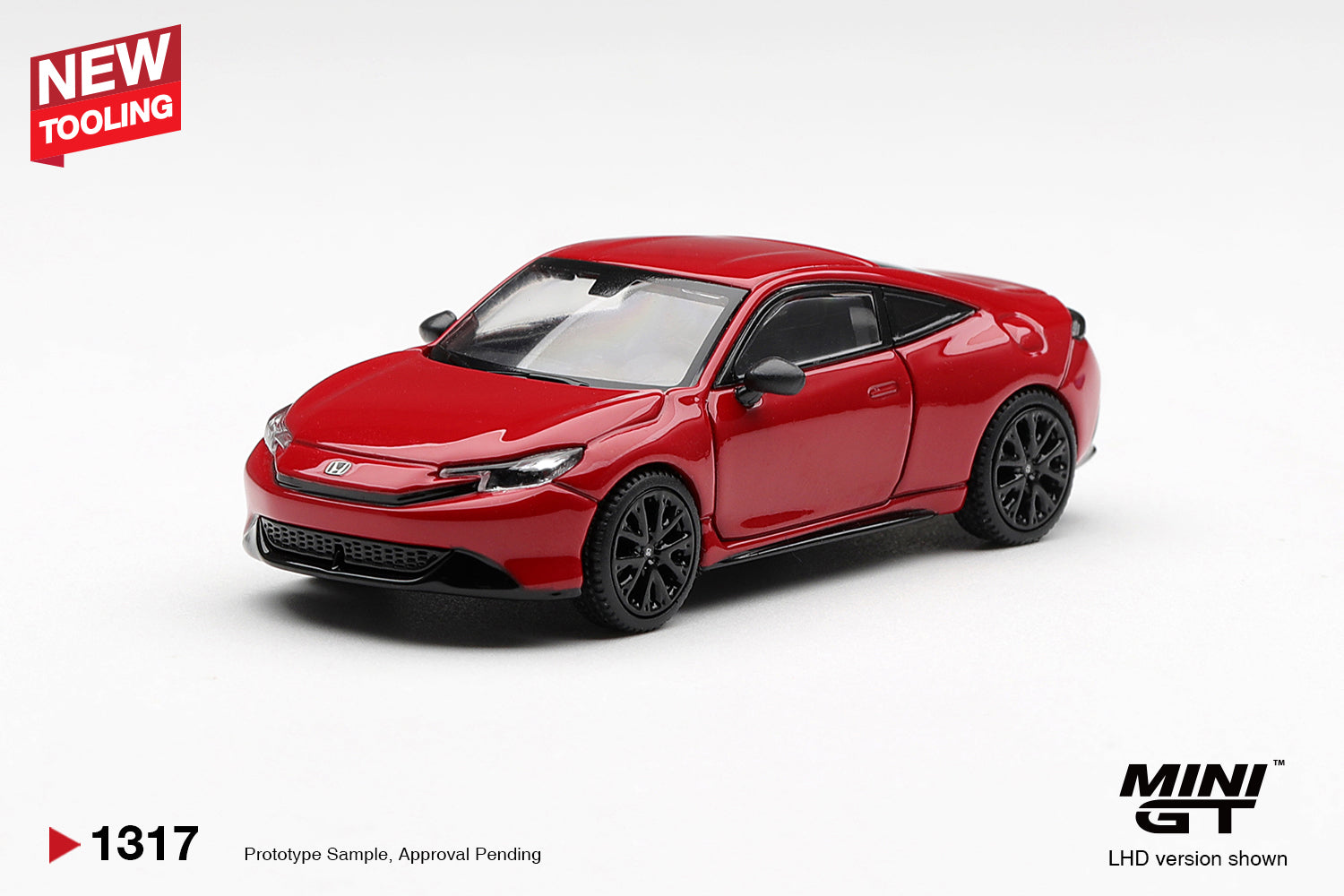 (Pre-order) Mini GT #1317 Honda Prelude Rallye Red LHD Diecast Model Car
