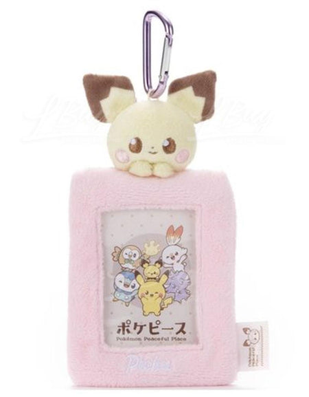 Takara Tomy Arts PS Pokemon Plush - Pokepeace Plush Card Case Pichu