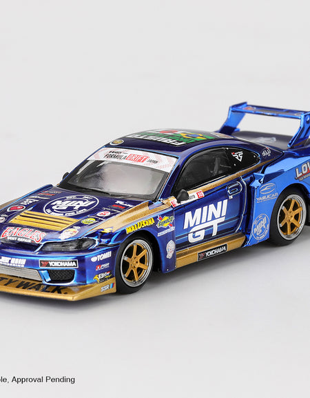 MINI GT 1/64 #1157 Nissan LB-Super Silhouette S15 SILVIA #555 Team