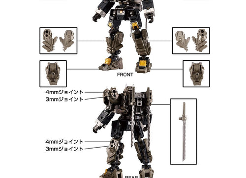Load image into Gallery viewer, Takara Tomy DIACLONE TM-30 Diaclone EX Core &amp; Armament Set 3 (Completed)
