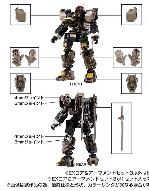 Load image into Gallery viewer, Takara Tomy DIACLONE TM-30 Diaclone EX Core &amp; Armament Set 3 (Completed)
