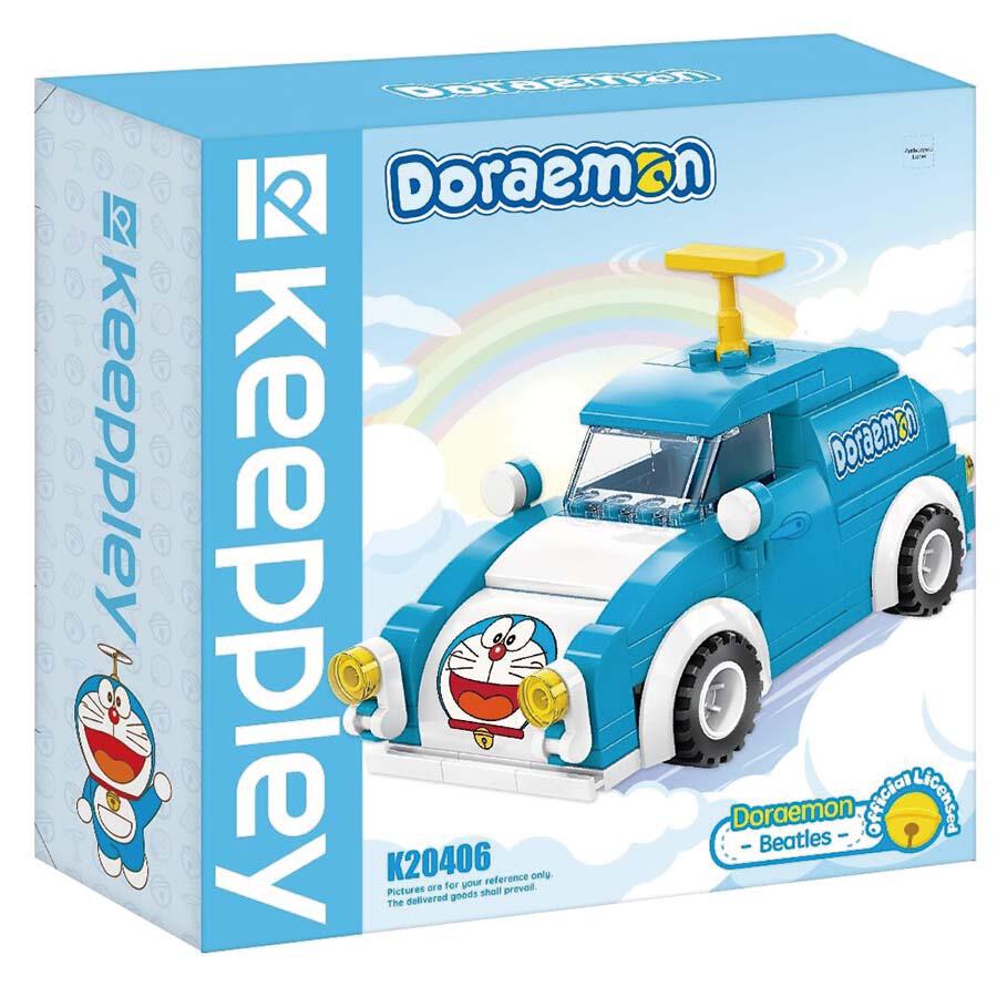 Qman Keeppley Building Blocks Toy #K20406 - Doraemon Mini Car Beetles