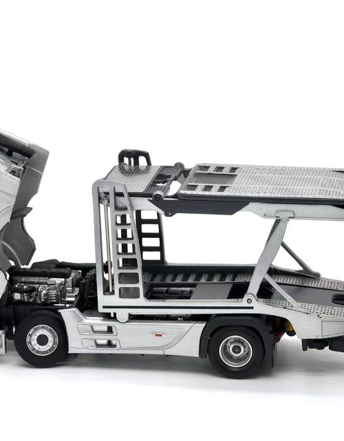 Load image into Gallery viewer, (In Stock) Tiny City - Mercedes-Benz Actros MP5 Transporter (Silver) Model car
