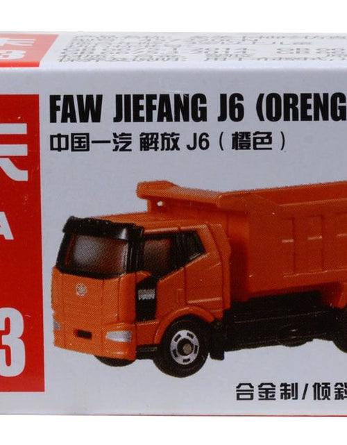 Load image into Gallery viewer, Takara Tomy Tomica diecast car CN-13 - Faw Jiefang J6 Orange
