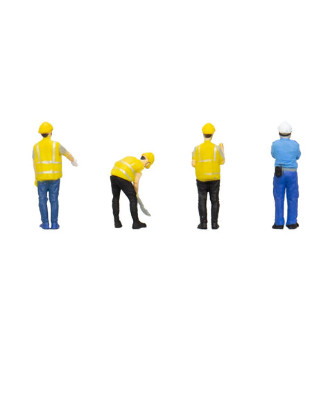 Tiny Hong Kong City Set Fs09 1/76 Construction Worker Man Model Toy Figure