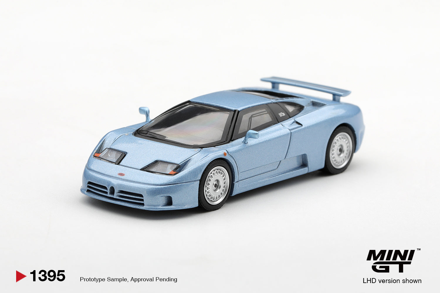(Pre-order) Mini GT #1395 Bugatti EB110 GT Azzurro Metallizzato Mondial de 1992