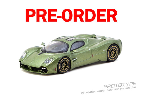 Load image into Gallery viewer, (Pre-order) Tarmac Works Pagani Utopia Green Metallic 1/64 Diecast Model Car
