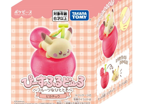 Load image into Gallery viewer, Takara Tomy Pokemon PokePeace Friend Doll -Fruit Time-  Pikachu
