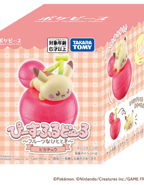 Load image into Gallery viewer, Takara Tomy Pokemon PokePeace Friend Doll -Fruit Time-  Pikachu
