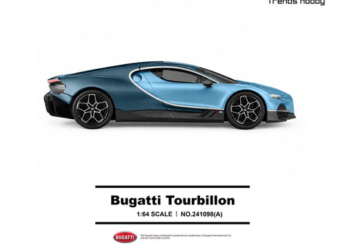 Load image into Gallery viewer, (Pre-order) Trends Hobby 1/64 - #241098(A) Bugatti Tourbillon - Blue Atlantic
