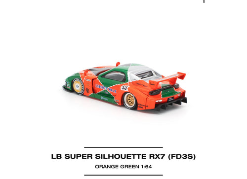 Load image into Gallery viewer, (Pre-order) POPRACE 1/64 - LB SUPER SILHOUETTE RX7 (FD3S) Diecast Model Car
