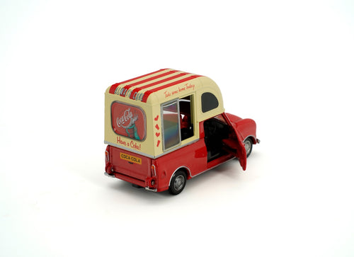Load image into Gallery viewer, Tiny City Die-cast Model Car 1/50 Morris Mini Pickup Coca-Cola
