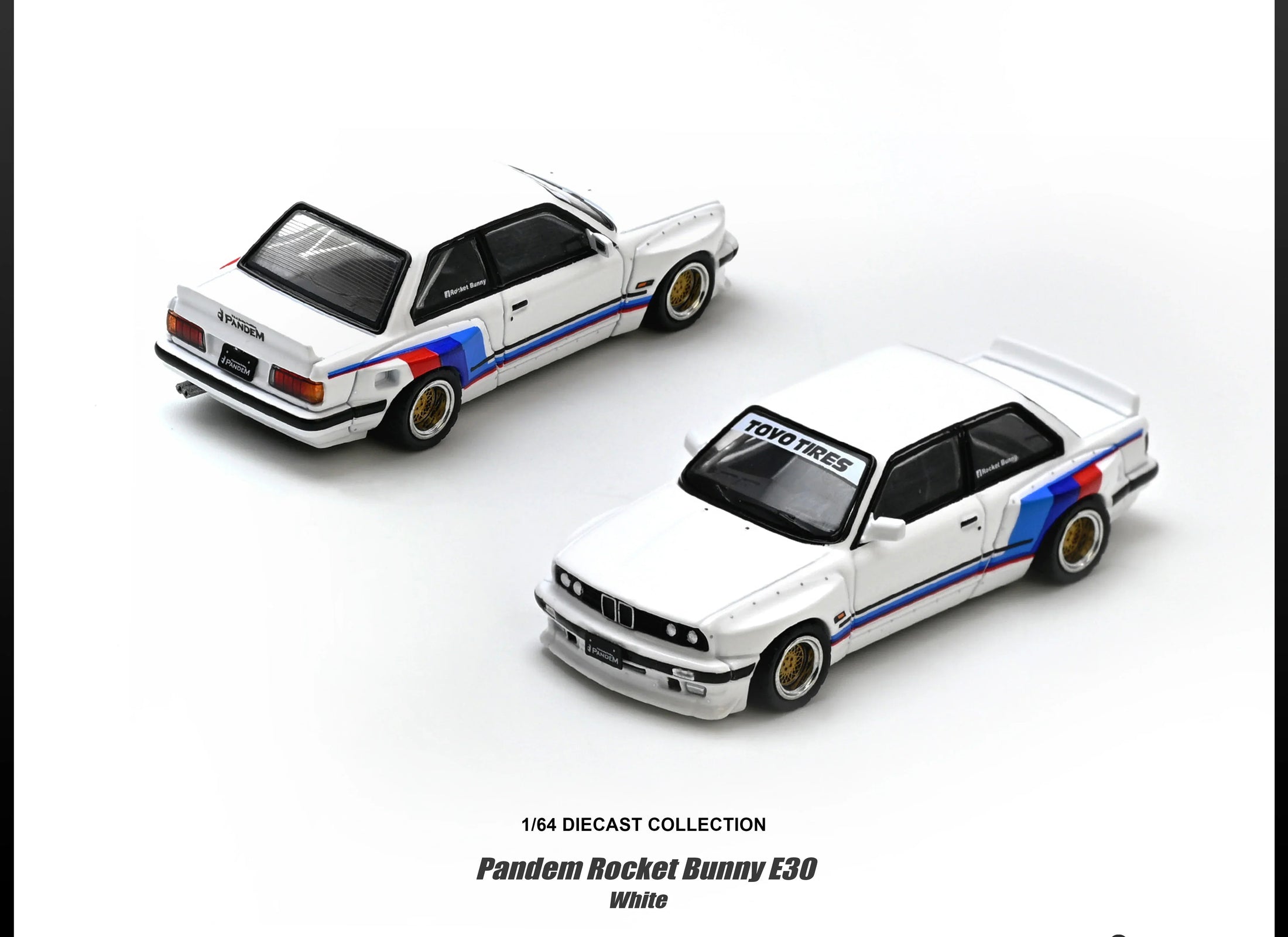 (Pre-order) INNO64 1/64 PANDEM ROCKET BUNNY E30 White Diecast Model Car