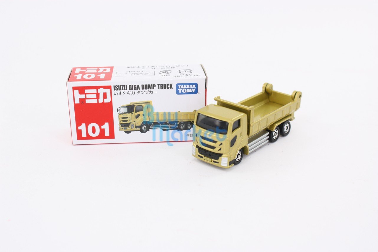 Takara Tomy Tomica #101 Isuzu Giga Dump Truck 8CM Diecast Toy Car Japan