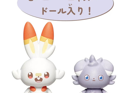 Load image into Gallery viewer, Takara Tomy Pokemon PokePiece House Lounge Scorbunny &amp; Espurr set
