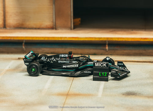Load image into Gallery viewer, Tarmac Works 1:64 Mercedes-AMG F1 W14 E Performance  Spanish Grand
