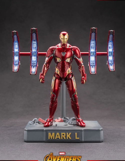 Load image into Gallery viewer, ZD Toys Marvel Avengers 1/10 Iron Man MK50 Action Figure Infinity War Scene
