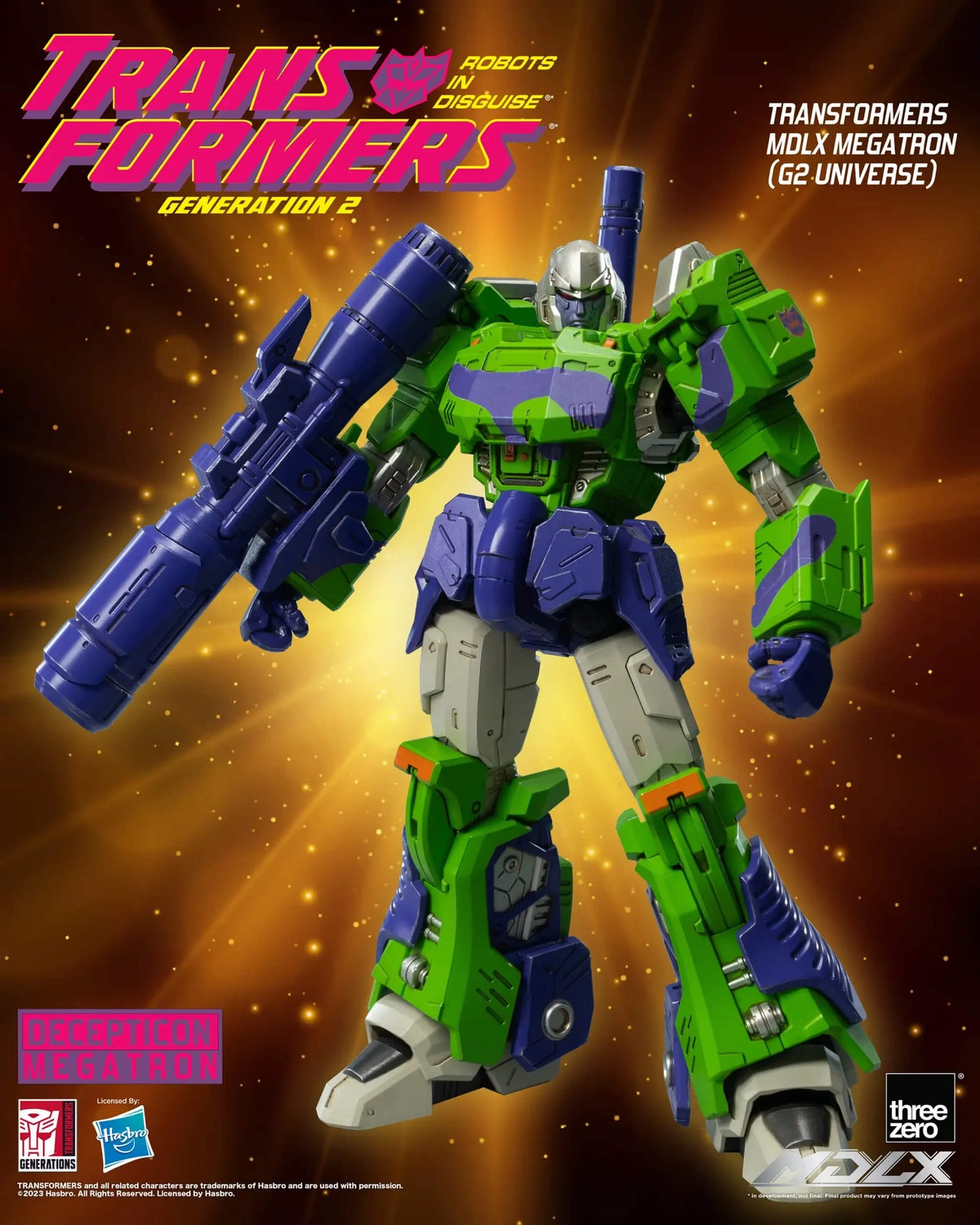 Threezero MDLX Action Figure - Transformers Megatron (G2 Universe)