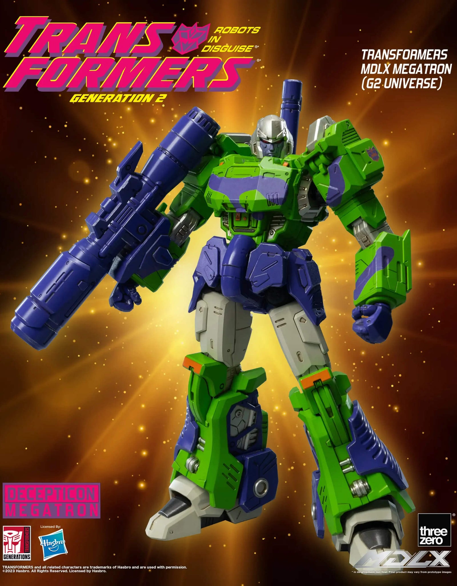 Threezero MDLX Action Figure - Transformers Megatron (G2 Universe)