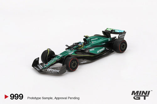 Load image into Gallery viewer, Mini GT 1/64 #999 Aston Martin AMR24 #14 Fernando Alonso 2024 F1 2024 Bah
