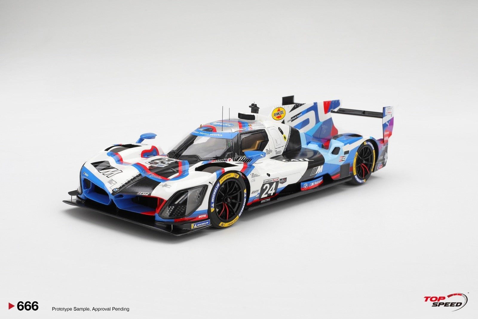 (Pre-order) Top Speed 1/18 BMW M Hybrid V8 #25 BMW M Team RLL 2025 IMSA Sebring