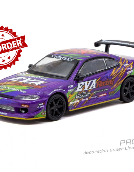 (Pre-order) Tarmac Works 1/64  EVA RT TEST TYPE-01 S15 Diecast Model Car