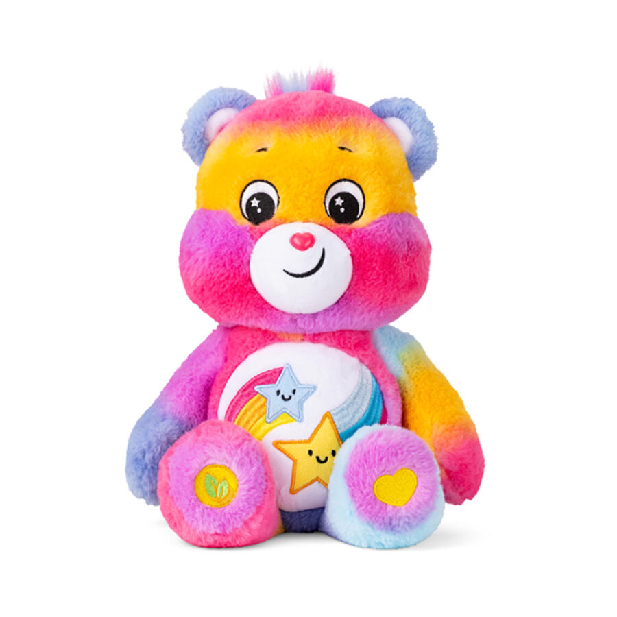 Care Bears Basic Fun 14 inch Soft Plush Toy (Eco Friendly)  -Dare To Care Bear