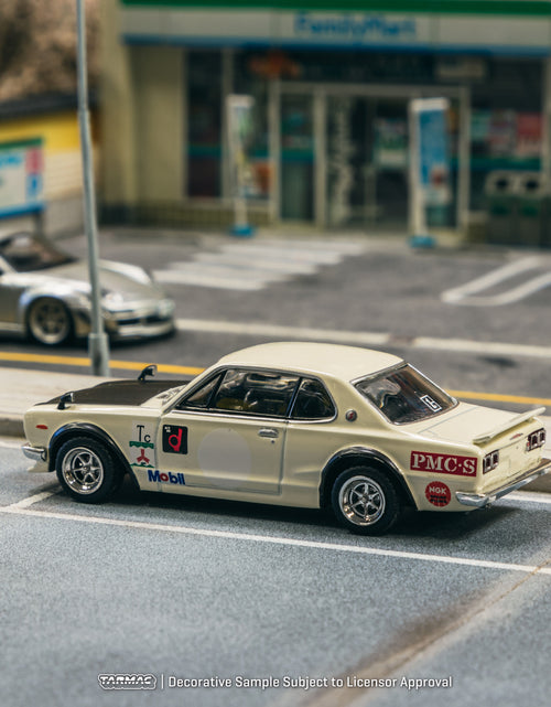 Load image into Gallery viewer, Tarmac Works 1/64 Nissan Skyline 2000 GT-R (KPGC10) White Model Car

