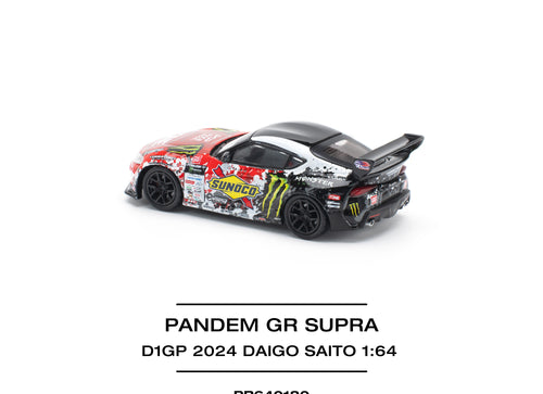 Load image into Gallery viewer, POPRACE 1/64 PANDEM GR SUPRA D1GP 2024 DAIGO SAITO Model Car
