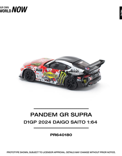 Load image into Gallery viewer, POPRACE 1/64 PANDEM GR SUPRA D1GP 2024 DAIGO SAITO Model Car

