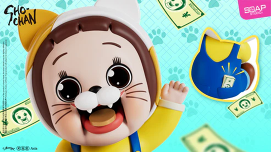 Soap Studio SHO-CHAN Maneki-neko Japanese Waving Cat Collection Figure