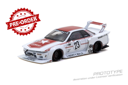 (Pre-order) Tarmac Works 1/64 LB-KAIDO WORKS Nissan R32 Skyline Tarmac Model Car