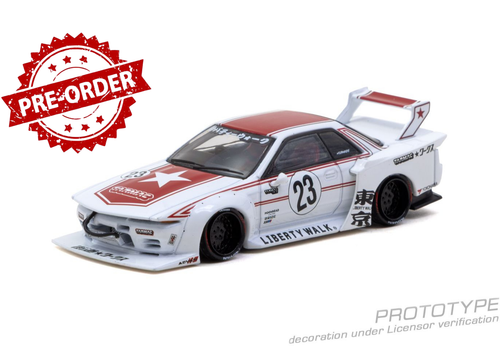 Load image into Gallery viewer, (Pre-order) Tarmac Works 1/64 LB-KAIDO WORKS Nissan R32 Skyline Tarmac Model Car

