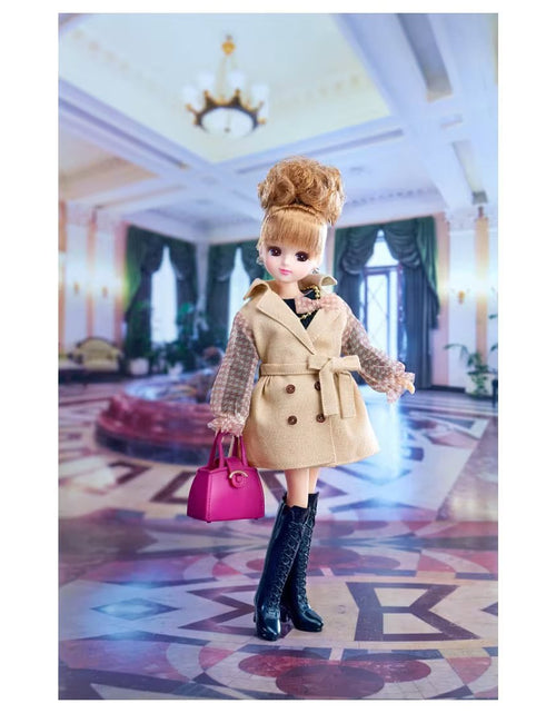 Load image into Gallery viewer, Takara Tomy Licca Chan Doll Set - LD-17 Airy Trench Coat with Dress Set
