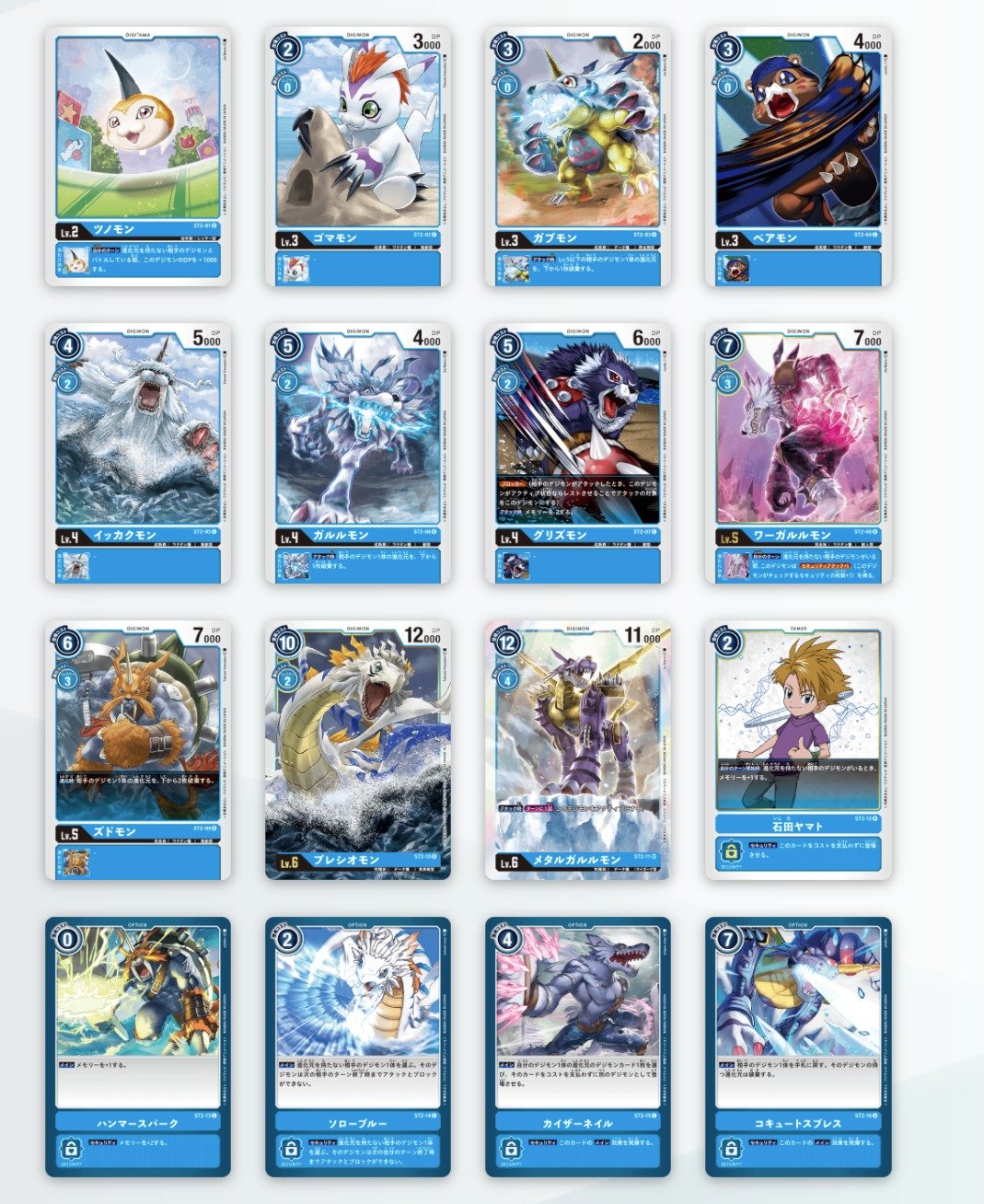 Bandai Digimon Card Game Starter Deck - Cocutes Blue [ST-2] (digital monsters)