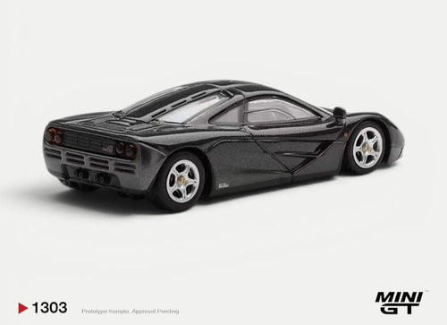 Load image into Gallery viewer, (Pre-order) Mini GT #1303 McLaren F1 Blue Black Metallic LHD Diecast Model Car
