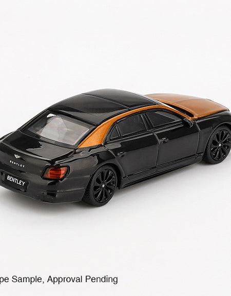 Mini GT #991 Bentley Flying Spur Orange Flame / Onyx Model Car LHD