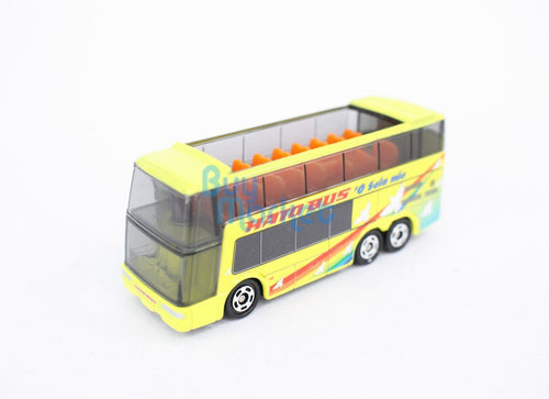 Load image into Gallery viewer, Takara Tomy Tomica #42 MIT. Fuso Aero King Hato Bus 1st 1/156 Diecast Toy Car
