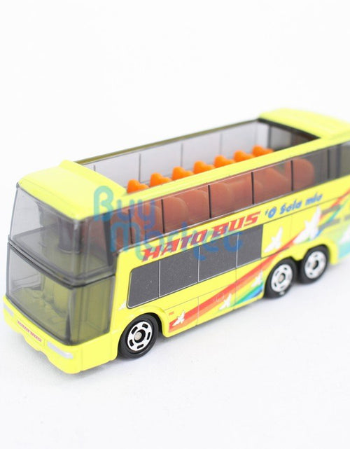 Load image into Gallery viewer, Takara Tomy Tomica #42 MIT. Fuso Aero King Hato Bus 1st 1/156 Diecast Toy Car
