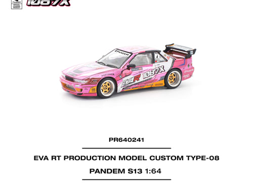 Load image into Gallery viewer, POPRACE 1/64 PANDEM SILVIA S13 EVA RT PRODUCTION CUSTOM TYPE-08
