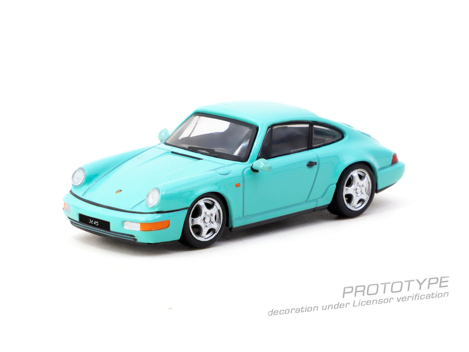 (Pre-order) Tarmac Works 1/64 Porsche 911 Carrera RS (964) Mint Green Model Car