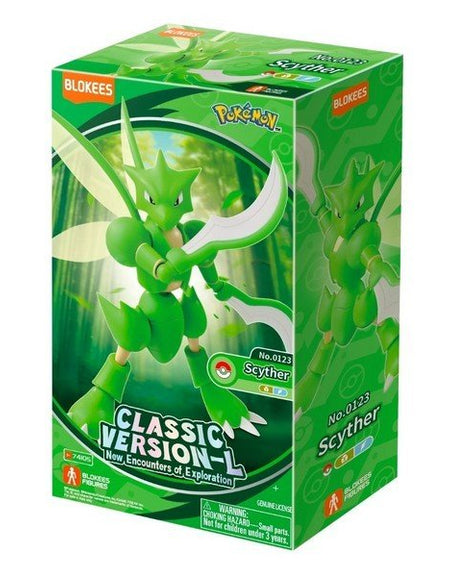 Blokees Pokemon Classic Version-L Scyther Buildable Action Figure Model Kit