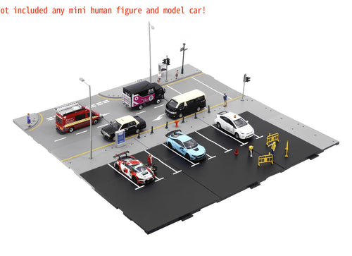 Load image into Gallery viewer, TINY City scale 1:64 Street Diorama Painted Model - S2 Macau Road Set
