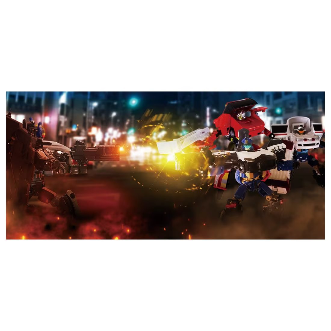 Takara Tomy Tomica Heroes Joblabor Police Fire & EMS DX Entry Set