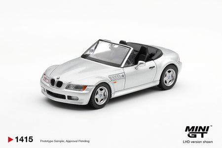 (Pre-order) Mini GT #1415 BMW Z3 Titanium Silver LHD Diecast Model Car