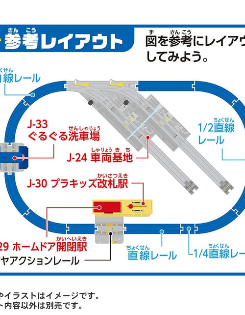Load image into Gallery viewer, Takara Tomy Plarail Train Accessory J-33 Action Town Guru Guru Rotation Car Wash
