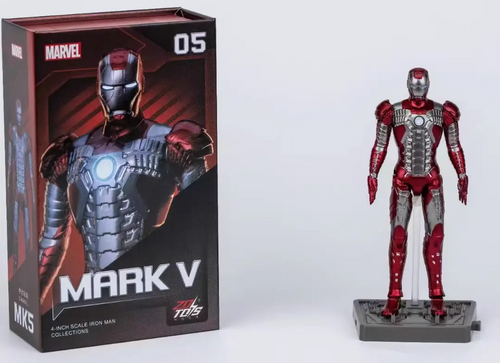 Load image into Gallery viewer, ZD Toys Marvel Avengers 4-inch Iron Man MK5 Action Figure
