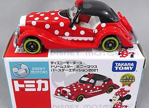 Load image into Gallery viewer, Takara Tomy Tomica Disney Motors Minnie Mouse Birthday 2021 Edition Model Car
