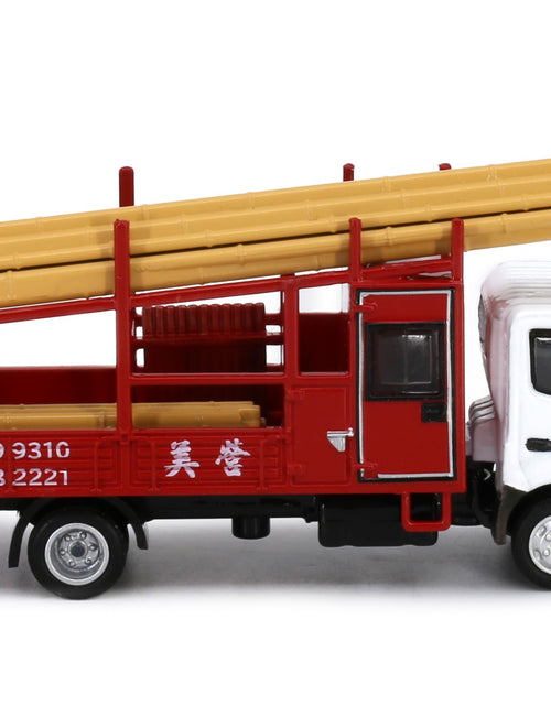 Load image into Gallery viewer, Tiny City 195 Die-cast 1/76 Model Car - HINO300 Bamboo Scaffolding Lorry
